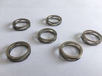 Ressorts ondulés multi-tours, ressorts de compression ondulés avec extrémités plates, diamètre extérieur 40 mm, acier, usage automobile, modèle L/LM Lisprings