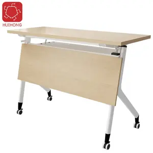 Huihong-mesa plegable OEM de 1200x400x750mm, mesa de trabajo ejecutiva moderna Blanca, para el hogar y la Oficina