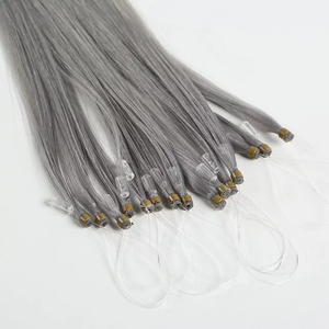 Jasmine Beauty Wholesale Best Quality Straight <b>Micro</b> Loop Hair <b>Extensions</b> Virgin Human Hair Factory Microlink Hair <b>Extensions</b> - Product Image 5