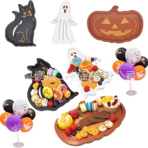 Pengzhan Halloween Serving <b>Tray</b> Wooden Decorative <b>Snack</b> Plate For Party Food Display - Product Image 1