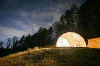 Maison en dôme transparent, dôme de luxe, géomoco géomobjet pour glamping, offre spéciale