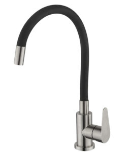 <span class=keywords><strong>Grifo</strong></span> Universal de <span class=keywords><strong>Cocina</strong></span> de Cerámica y Acero Inoxidable, Ajustable 360°, con <span class=keywords><strong>Manguera</strong></span> de Silicona Giratoria de Colores - Product Image 1