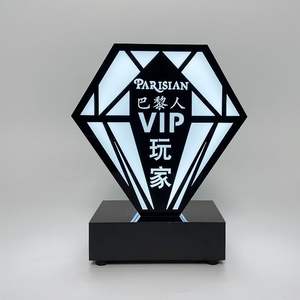 Lampe de bureau VIP barman de chambre privée de marque réservée avec carte d'anniversaire KTV lumineuse pour les célébrations de Noël Halloween Pâques - Product Image 6