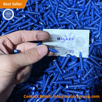 Sekrup Beton MALAXY Tapcon, Baut Beton dengan Kepala Washer Hex 1/4, Sekrup Beton Tapcon