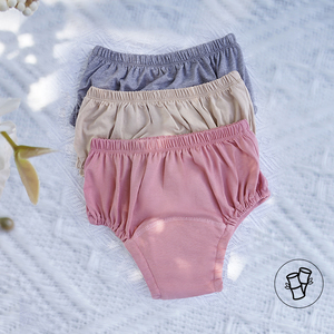 Sous-vêtements en fibre de bambou tricotés à coupe haute pour l'incontinence <span class=keywords><strong>urinaire</strong></span> lavables pour femmes Absorbants Sans couture Respirants Écologiques Anti-fuites - Product Image 2