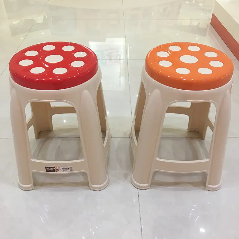 Çin ucuz 18 inç istifleme plastik koltuk tabure satış