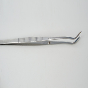 Pince dentaire 16 cm en forme de coude, pince à boules de coton, outil d'examen buccal - Product Image 3