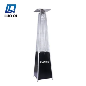 Factory supplier patio gas heater iron coating hotel decoration infrared thick protective net outdoor tower heater