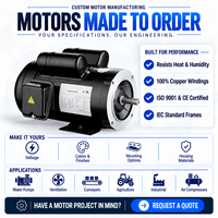Moteur monophasé BIOTE NEMA 56C, 1,5 CV, 4 pôles, 115 V, 230 V, 60 Hz, TEFC, moteur électrique AC entièrement fermé pour compresseur d'air