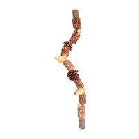 Jouets pour oiseaux : Perchoirs en forme de pomme de pin, de rafle de maïs et de rondins, anneaux suspendus, fournitures pour oiseaux, jouets pour perroquets de petite et moyenne taille