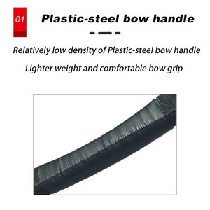 <span class=keywords><strong>Arc</strong></span> durable de 50 lb pour adultes, membres en fibre haute résistance droitiers et gauchers pour la pratique de la cible en plein air - Product Image 2