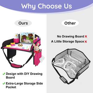 Muestra Gratuita de Bandeja de Viaje para Niños Pequeños, para Asiento de Coche o Avión, Bandeja para Niños Pequeños - Product Image 5