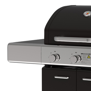 Commerciale extérieure Barbecue Mobile En <span class=keywords><strong>Fonte</strong></span> <span class=keywords><strong>BBQ</strong></span> Grils À Gaz Avec Brûleur Latéral - Product Image 4
