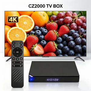 Venta al por Mayor de TV Box Android 14 CZ2000, Amlogic S905X5M, 4K UHD, WiFi 6, BT 5.4, Gigabit Ethernet, RTC, Encendido Automático, Reproductor Multimedia <span class=keywords><strong>OTT</strong></span> Inteligente - Product Image 1
