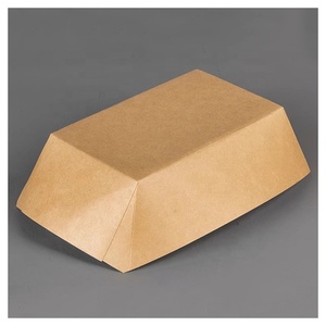 Plateau de service jetable en papier kraft personnalisé pour restaurant, 10oz, 13oz, 23oz, pour frites, chips, hot-dogs, snacks, <span class=keywords><strong>boulangerie</strong></span>, restauration rapide - Product Image 3