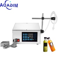 Machine de remplissage de bouteilles semi-automatique de haute précision, machine de remplissage de liquides en acier inoxydable pour jus, parfums, cosmétiques et