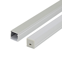 Profilé en aluminium sans cadre pour bande LED en forme de U de qualité supérieure 2020