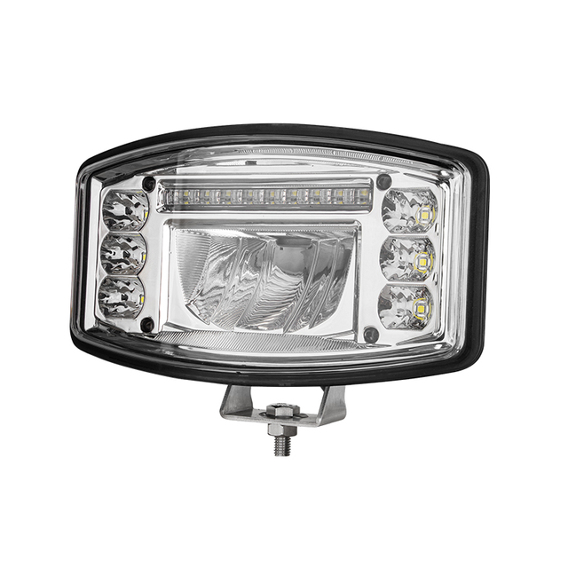 12V 24V 9 Inch 72W Led Truck Work Light with Amber Position Light Truck Led Work Light for DAF IP68 for Benz Heavy Duty