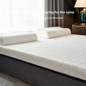 Cama doble, colchón de espuma viscoelástica, refrigeración, uso doméstico, casa de alquiler, dormitorio de estudiantes, soporte independiente para cama individual - Product Image 1