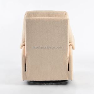 Sillón Reclinable Eléctrico Individual de Tela para Sala de Estar o Cuarto de Niños, Sillón Giratorio y Mecedora - Product Image 6