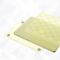 Élégant boîtier pour PC à motif damier pour MacBook Neo, coque de protection durable