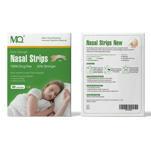 แผ่นแปะจมูก MQ Extra Strength ขนาดใหญ่ 60 ชิ้น ปราศจากสารเคมี ช่วยในการนอนหลับและหายใจ - Product Image 2