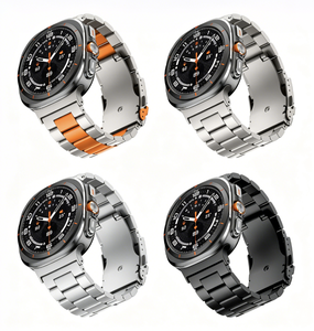 <span class=keywords><strong>Bracelet</strong></span> en alliage de titane à 3 perles, style business, pour <span class=keywords><strong>Samsung</strong></span> <span class=keywords><strong>Galaxy</strong></span> <span class=keywords><strong>Watch</strong></span> Ultra 47 mm, accessoire de montre haut de gamme - Product Image 2