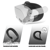 Cache-visage en silicone 3S – Confortable et protecteur, moule privé, accessoire VR pour 2/1