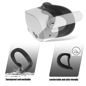 Pour Quest <span class=keywords><strong>3S</strong></span> Face Cover VR Accessoires Confort Silicone Face Cover pour Meta Quest <span class=keywords><strong>3S</strong></span> Accessoire de protection - Product Image 4