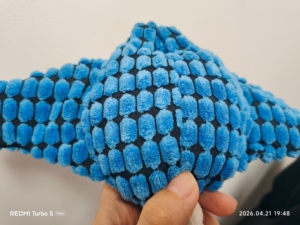 ของเล่นสุนัขรูปปลากระเบนมันต้าเรย์แบบมีเสียง ของเล่นกัดแทะสำหรับลูกสุนัข ของเล่นช่วยดูแลฟันสำหรับสุนัขทุกสายพันธุ์ - Product Image 4