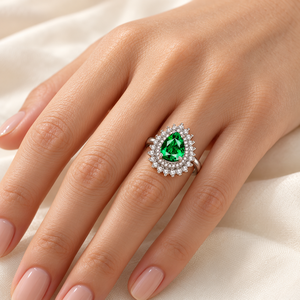 Anello a Goccia per Donne, Anello da Dito Minimalista alla Moda per la Sera - Product Image 2