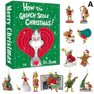 Eco-friendly Cartoon <strong>Christmas</strong> <strong>Grinch</strong> Blind Box Green Monster Pendant Acrylic Ornament <strong>Christmas</strong> <strong>Tree</strong> Exclusive <strong>Christmas</strong> Blind - Product Image 1