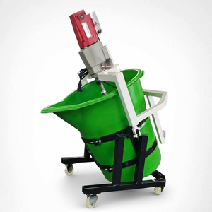 Planta Mezcladora Vertical Multifuncional, Mezcladora Eléctrica Industrial Portátil para Concreto, Máquina para Mezclar Mortero con Cubeta de Plástico - Product Image 4