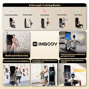IMBODY POWER S Pro Smart Gym Fitness Mirror Multi Machine Strength Training Equipment Home <b>Trainer</b> Ring All-in-One POWER S Power - Product Image 4