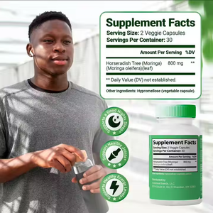 Capsules d'huile de graines de Moringa Supplément antioxydant biologique à base de plantes pour adultes-Améliorer la mémoire et - Product Image 6