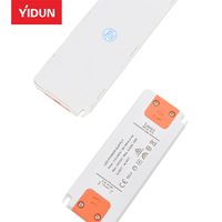 Controlador LED Triac Regulable Ultrafino con Certificación ETL, DC12V 24V, Suministro Individual de 6W 60W, Entrada 110-240VAC para Luz de Armario/Guardarropa