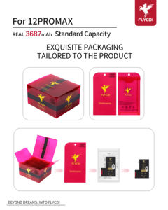 FLYCDI Handy-Akku Lieferant 100% Health Display Akku für iPhone 12Pro Max Akku Lösen Reparatur Popup - Product Image 4