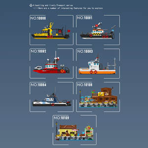 Moule <span class=keywords><strong>roi</strong></span> 10081 <span class=keywords><strong>bateau</strong></span> de sauvetage MOC assemblage modè<span class=keywords><strong>le</strong></span> briques créatives enfants unisexe éducatif bloc de construction ensemble jouets - Product Image 6