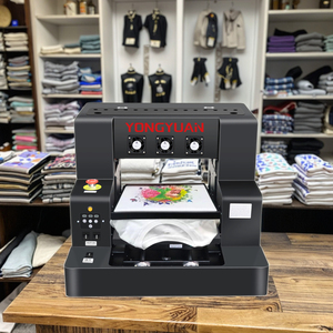 Nueva Impresora de Inyección de Tinta A3 DTF y DTG Actualizada, Impresora <span class=keywords><strong>Digital</strong></span> Semiautomática para Camisetas, Cabezal de Impresión XP600, Tinta Eco Solvente, 1 Año de Garantía - Product Image 1