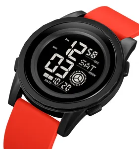 Skmei 2082 Jam Tangan Digital untuk Pria, Arloji Digital dengan Penghitung Waktu Mundur untuk Olahraga Merek Terkenal Tiongkok