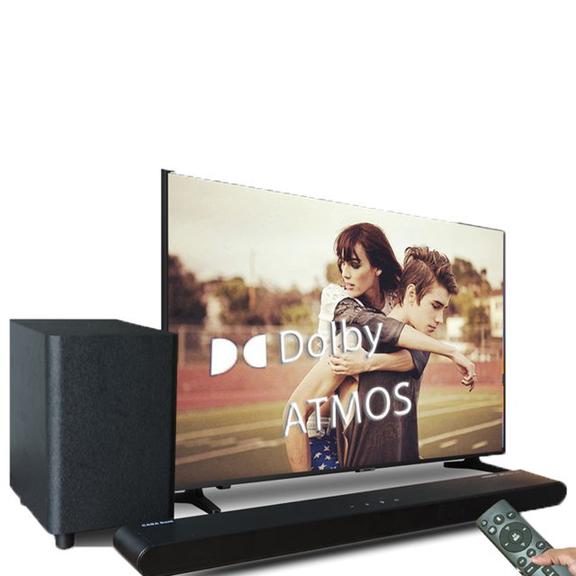 Factory Outlet 3.1 Sound Bar with Dolby Atmos, 380W Surround Sound System Wall-mountable Sound bar for TV, Home, Office.