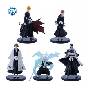 5ชิ้นหุ่นฟอกอนิเมะอิจิโกะคุโรซากิยามาโมโตะเคนปาชิฮิทสึยะรูเกียการแสดงผลโมเดลอะนิเมะของสะสมขายส่ง - Product Image 1