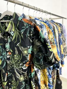 Camisa Hawaiana de <span class=keywords><strong>Segunda</strong></span> <span class=keywords><strong>Mano</strong></span> de Alta Calidad, Resistente a <span class=keywords><strong>las</strong></span> Arrugas, para Hombre, Doble Capa, Transpirable, con Estampado Digital, Estilo Casual de Playa - Product Image 2