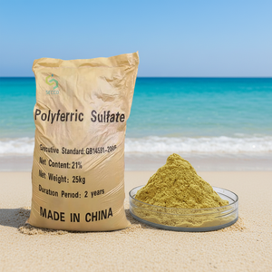 Coagulante Secco en Polvo Amarillo, Sulfato Poliferríco, Sulfato Ferroso Polimérico para Purificación de Agua - Product Image 1