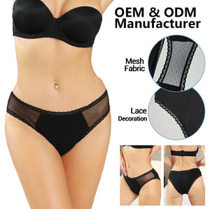 All'ingrosso 4 strati di cotone lavabile mutandine mestruali Les Culotte Menstruelle En Coton <span class=keywords><strong>Bio</strong></span> periodo biancheria intima per le donne - Product Image 3