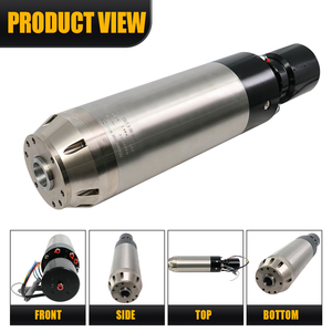 Motor de Husillo para Fresado HLTNC de Alta Velocidad 24000rpm, Refrigerado por Agua, 7.5kw, 380V, BT30, Sensor NPN PNP, 16A, Metálico - Product Image 3