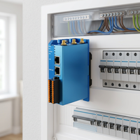 Controlador PLC de Computación en Borde 4G WiFi Doble Ethernet RS485 DI DO MT7981BA Industrial IoT con Soporte de Programación PLC y Linux OpenWrt