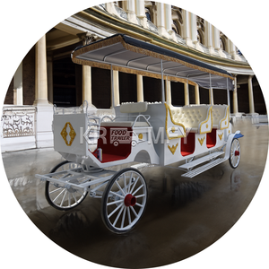 Customizable Factory Electric Cinderella Carriage Three Rows Horse Cart for Sightseeing <b>Special</b> <b>Transportation</b> - Product Image 2