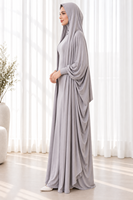 Ensemble de robe abaya musulmane de luxe EVE068 pour femmes, robe longue à manches longues, cardigan abaya ouvert, robe maxi intérieure, vêtements islamiques modestes