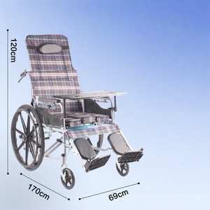 <span class=keywords><strong>Silla</strong></span> <span class=keywords><strong>de</strong></span> <span class=keywords><strong>Ruedas</strong></span> Manual <span class=keywords><strong>con</strong></span> Inclinación, Respaldo Alto, Reclinable Manualmente, Soporte <span class=keywords><strong>de</strong></span> Piernas Ajustable, Respaldo <span class=keywords><strong>de</strong></span> Rehabilitación, Metal, Acero, 100 kg, 24 - Product Image 1